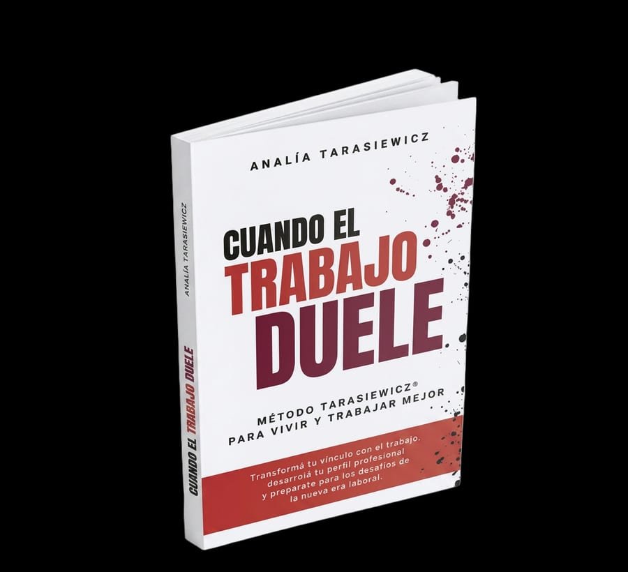Portada del libro «Cuando el trabajo duele» de Analía Tarasiewicz